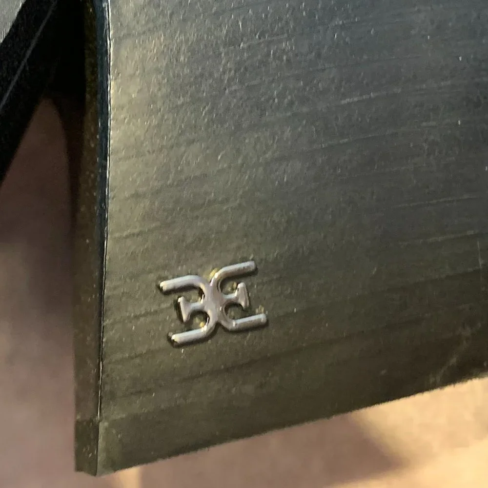 SAM EDELMAN NEW ANNABEL BLACK SUEDE BOOTS, NEW IN REPLACEMENT BOX - Picture 6 of 10